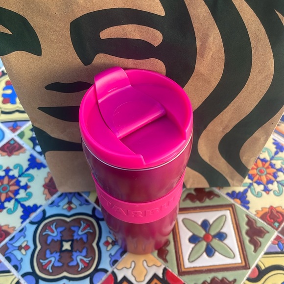 Starbucks 2022 Summer Dragonfruit Pink 12oz Thermo - Picture 1 of 6